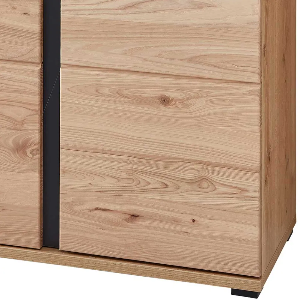 Wohnen Ordnerregal mit drei Fächern und zwei Türen - Emly