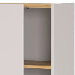 Wohnen Büroschränke*Ordnerschrank in Hellgrau und Wildeiche Optik - Chiron