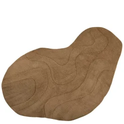 Wohnen Organisch geformter Teppich in Hellbraun - Jaliasda