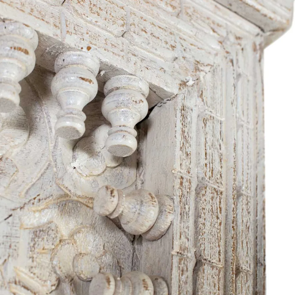 Wohnen Orient Design Schrank in Mangoholz White Wash - Capo