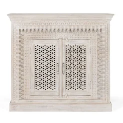 Wohnen Orient Style Kommode aus Mangoholz White Wash - Capo