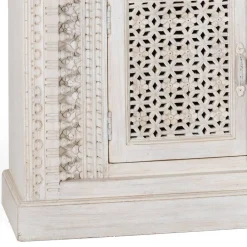 Wohnen Orient Style Sideboard aus Mangoholz White Wash - Capo