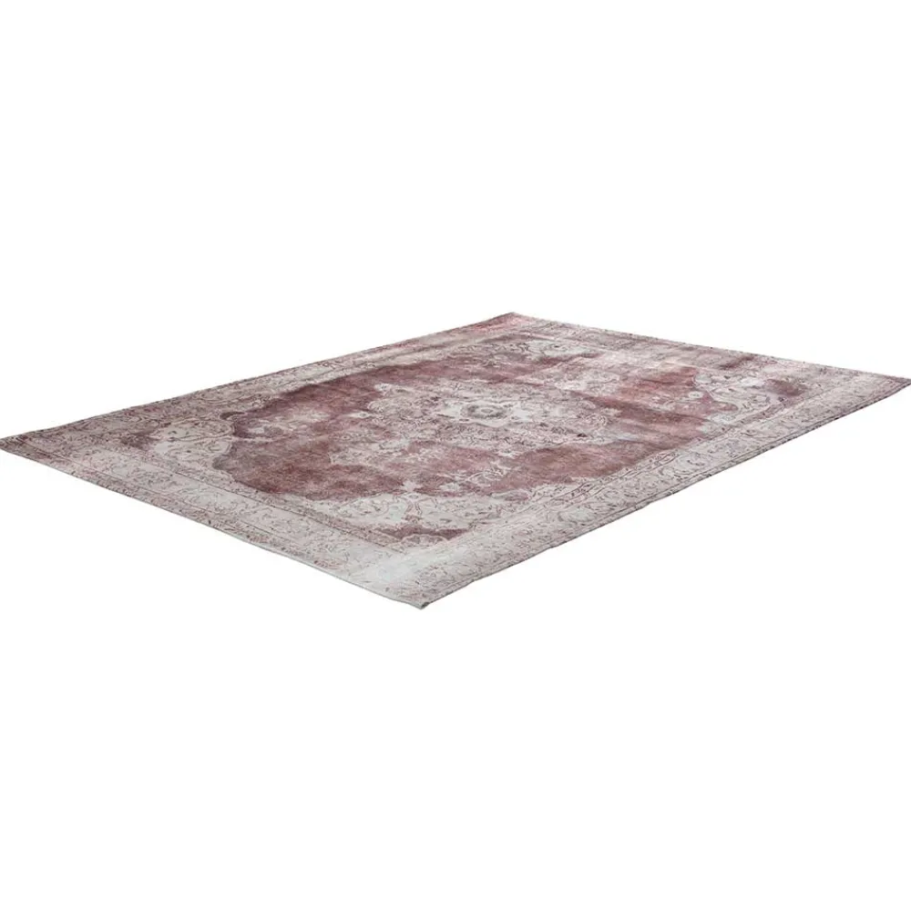 Wohnen Orient Teppich verwaschen in Rot und Creme - Champione