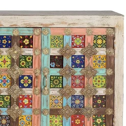 Wohnen Oriental Design Sideboard mit bunten Keramik Kacheln - Jula