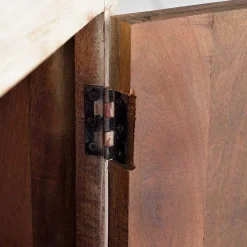 Wohnen Orientalische Möbel*Oriental Design Türen-Kommode in Holz White Wash - Jula