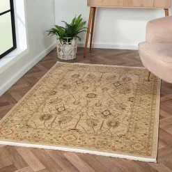 Wohnen Orientalischer Teppich in Beige und Creme - Arjas