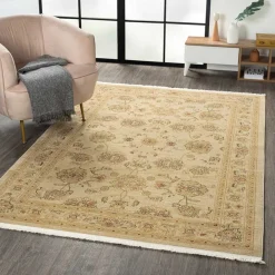 Wohnen Orientalischer Teppich mit floralem Muster - Fenturam