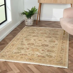 Wohnen Orientalischer Teppich mit floralem Muster - Fenturam