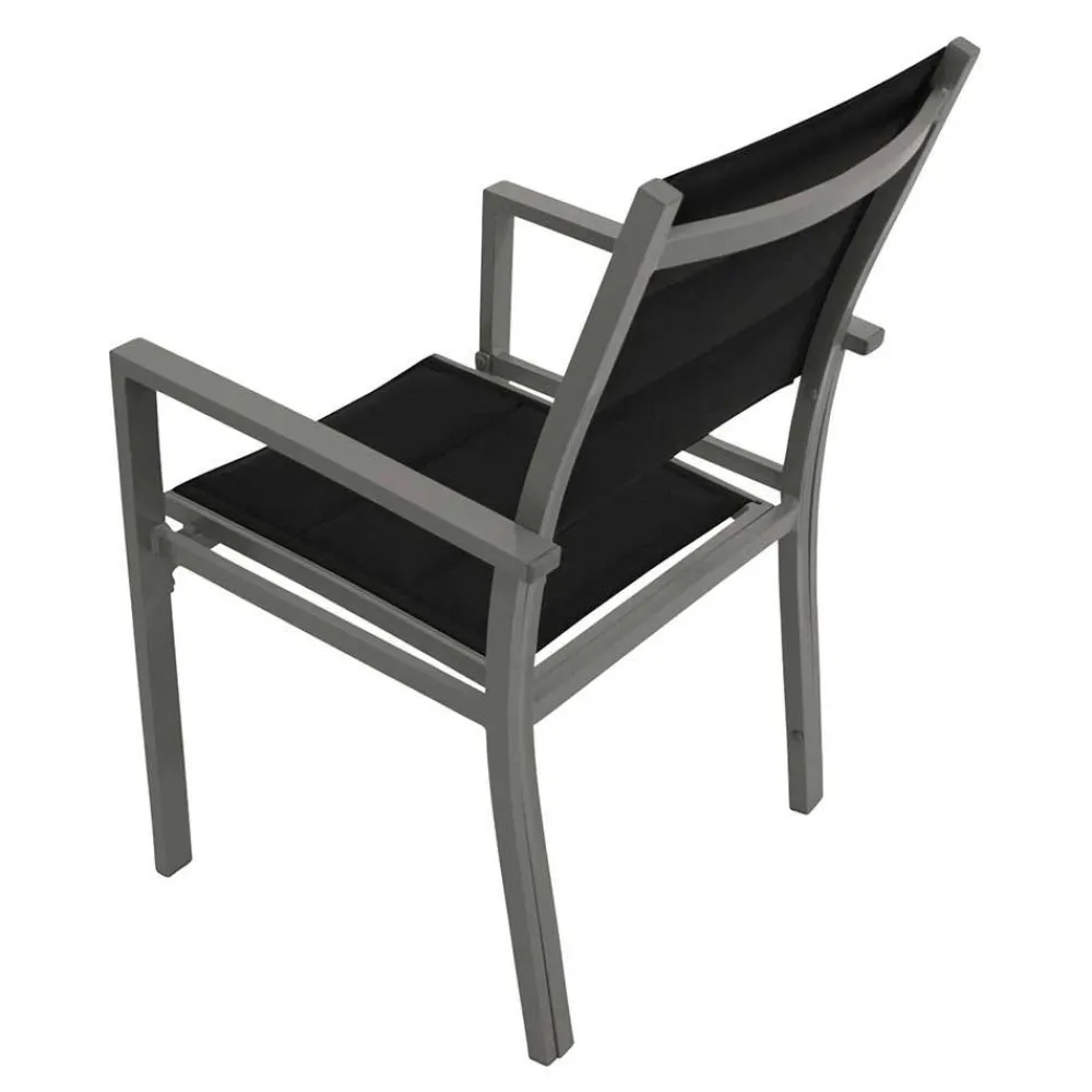 Wohnen Outdoor Armlehnenstühle in Silbergrau - Senklas (2er Set)