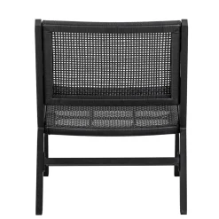 Wohnen Rattanmöbel|Lounge-Gartenmöbel*Outdoor Armlehnenstuhl in Schwarz - Fiela (2er Set)