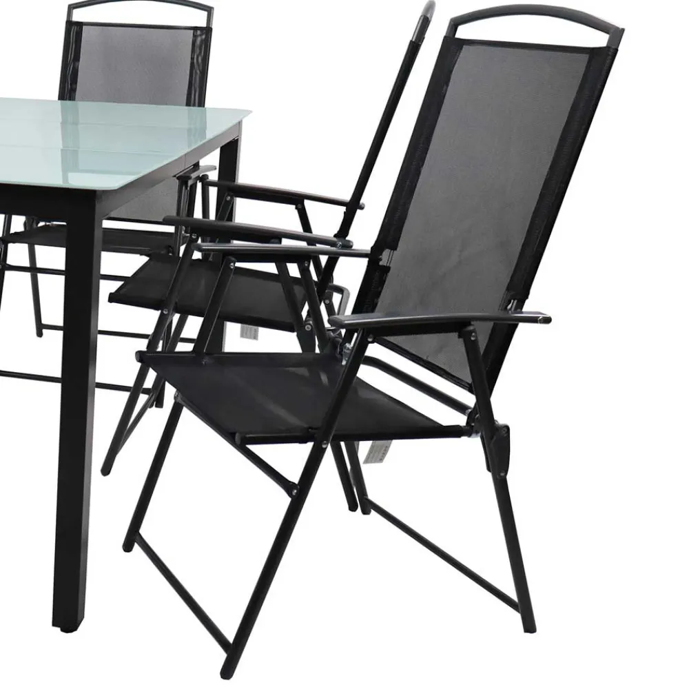 Wohnen Outdoor Essgruppe in modernem Design - Fridamo (siebenteilig)