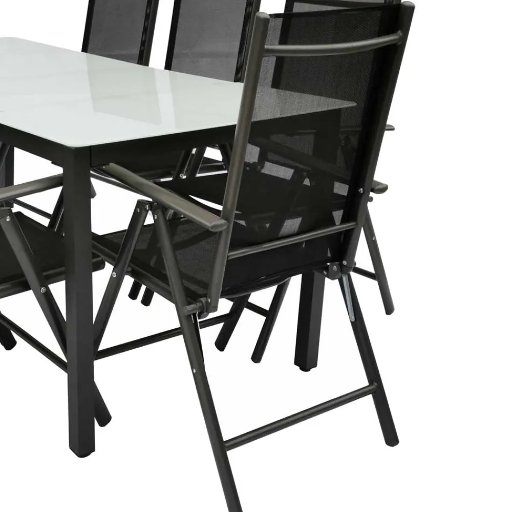 Wohnen Outdoor Esstischgruppe Set - Yumagno (neunteilig)