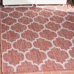 Wohnen Outdoor Gartenteppich mit Kachelmuster - Cales