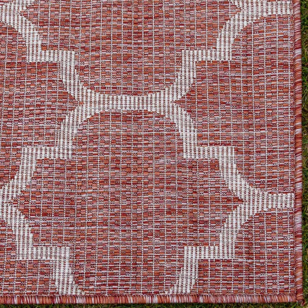 Wohnen Outdoor Gartenteppich mit Kachelmuster - Cales