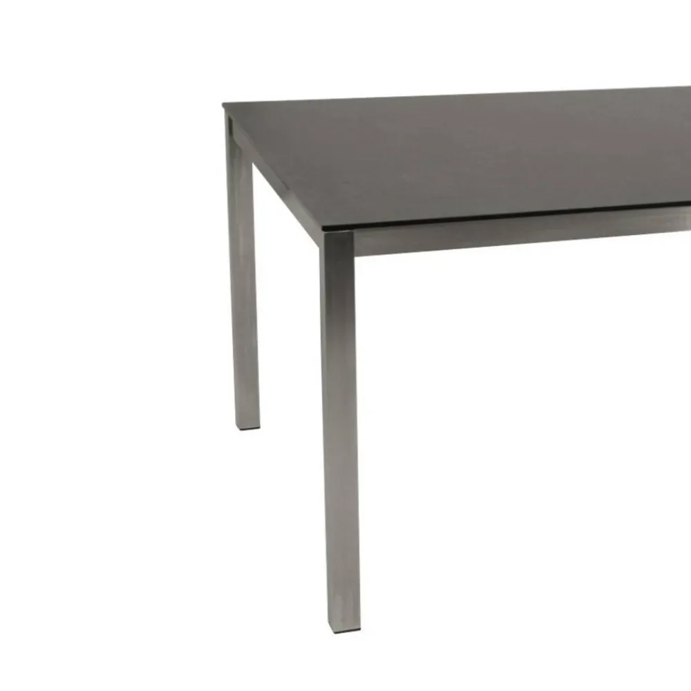 Wohnen Metall-Gartenmöbel*Outdoor Glastisch in Keramikoptik - Hitma