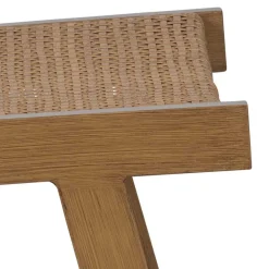 Wohnen Outdoor Hocker aus Geflecht Kunstrattan - Abajo (2er Set)