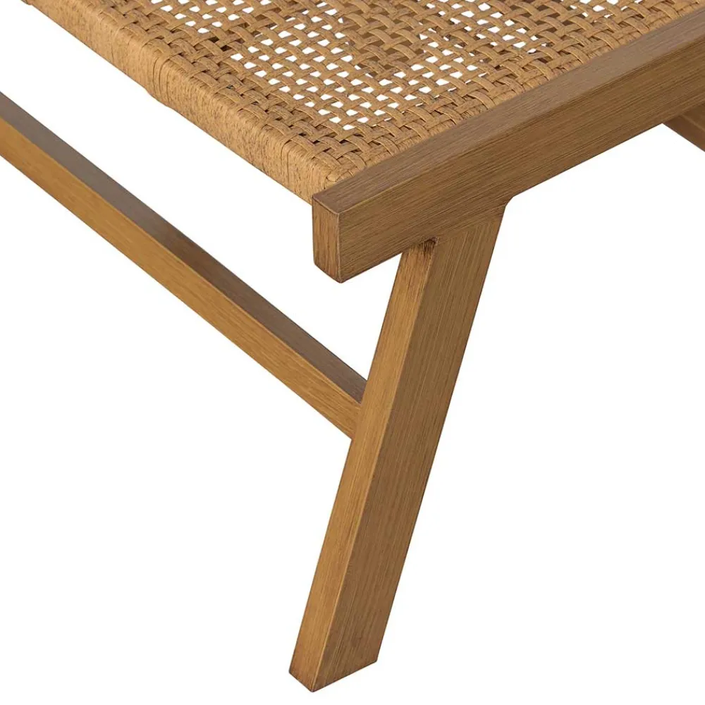 Wohnen Outdoor Hocker aus Geflecht Kunstrattan - Abajo (2er Set)