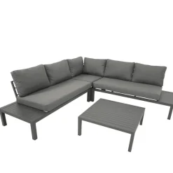 Wohnen Outdoor Lounge Ecksofa mit Tisch - Stramo (vierteilig)