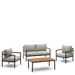 Wohnen Outdoor Lounge Möbel Set - Daostan (vierteilig)