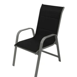 Wohnen Metall-Gartenmöbel|Korbmöbel*Outdoor Stapelstühle mit hoher Lehne - Niridena (2er Set)