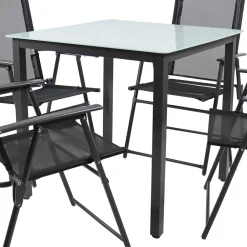 Wohnen Outdoor Tisch und Stühle Set - Conceppa (fünfteilig)