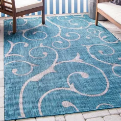 Wohnen Outdoor Webteppich mit Ornament Muster - Montesa