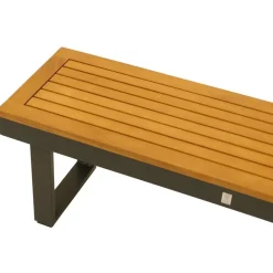 Wohnen Metall-Gartenmöbel|Gartenbänke*Outdoorbank ohne Lehne aus Akazienholz - Abrahams