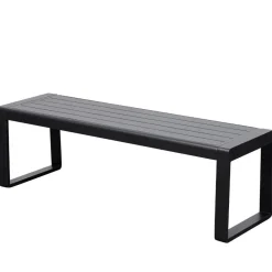 Wohnen Metall-Gartenmöbel|Gartenbänke*Outdoorbank ohne Lehne mit zwei Sitzplätzen - Contrasta