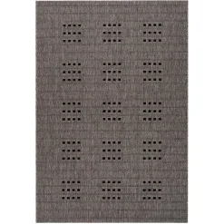 Wohnen Teppiche*Outdoorteppich in Taupe und Schwarz - Cornea