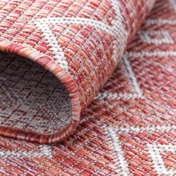 Wohnen Outdoorteppich mit geometrischem Rauten Muster - Mirror