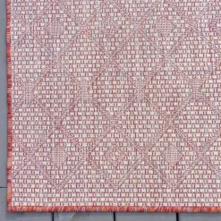 Wohnen Outdoorteppich mit geometrischem Rauten Muster - Mirror