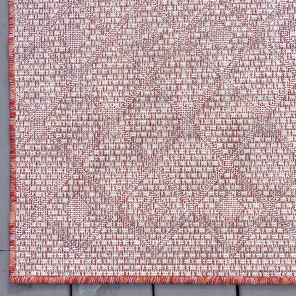 Wohnen Outdoorteppich mit geometrischem Rauten Muster - Mirror