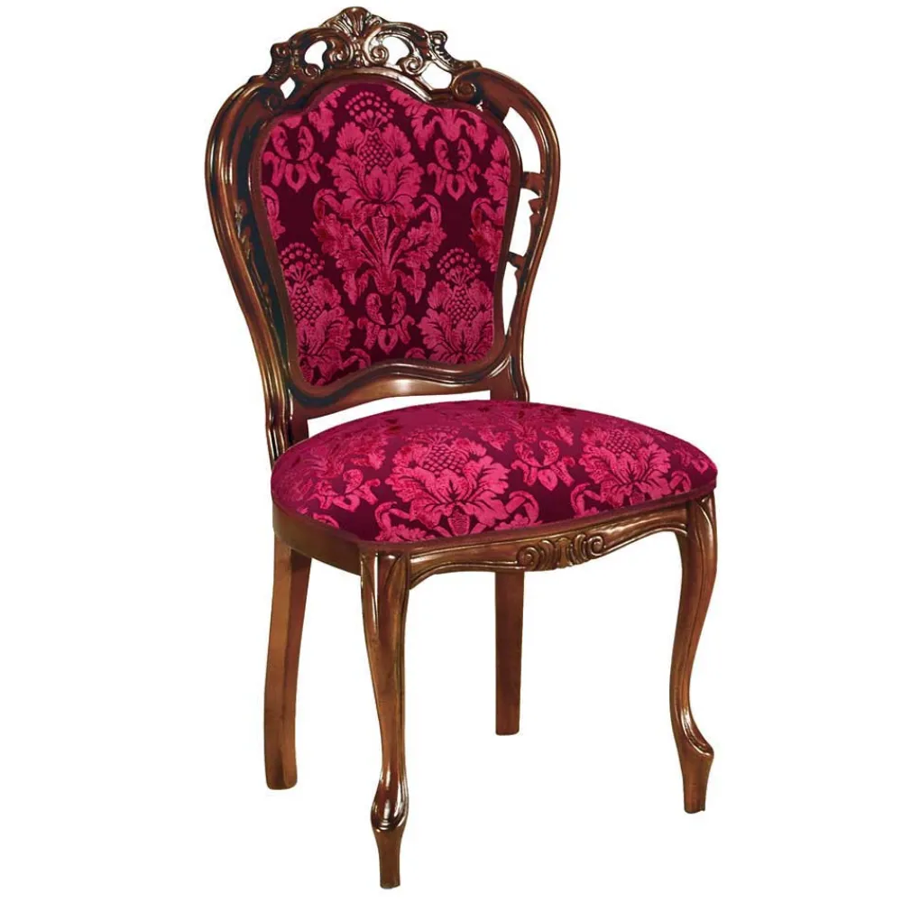 Wohnen Ovale Esstischgruppe im Barockstil - Ursanna (sechsteilig)