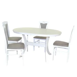 Wohnen Ovale Sitzgruppe klassisch - Langos (fünfteilig)