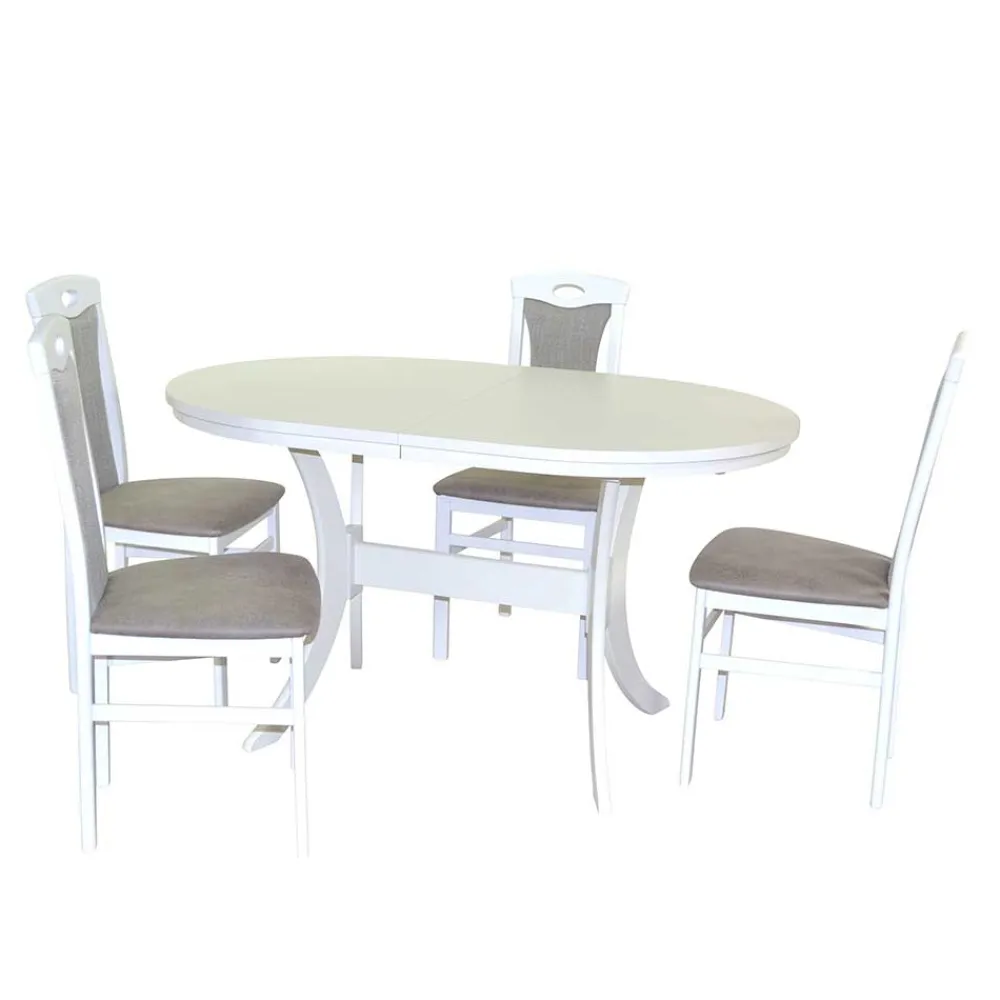 Wohnen Ovale Sitzgruppe klassisch - Langos (fünfteilig)