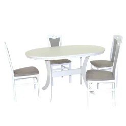 Wohnen Ovale Sitzgruppe klassisch - Langos (fünfteilig)