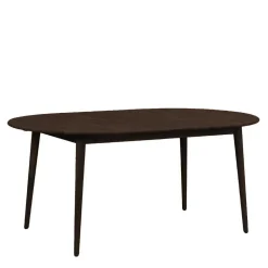 Wohnen Küchentische|Skandinavische Möbel*Ovaler Ausziehtisch in Eiche Dunkel - Relencia