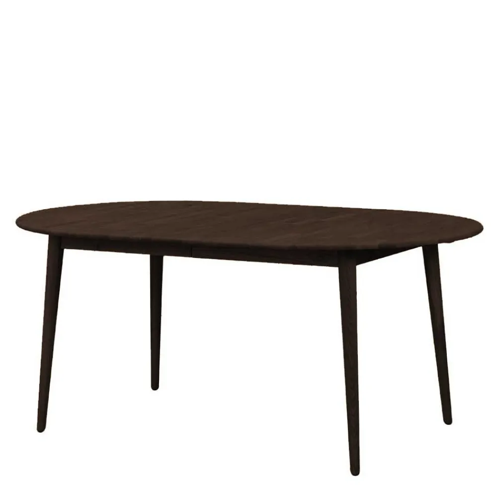 Wohnen Küchentische|Skandinavische Möbel*Ovaler Ausziehtisch in Eiche Dunkel - Relencia