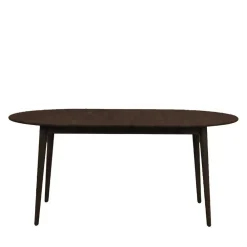 Wohnen Küchentische|Skandinavische Möbel*Ovaler Ausziehtisch in Eiche Dunkel - Relencia