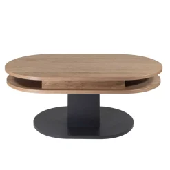 Wohnen Ovaler Couchtisch höhenverstellbar - Padmas