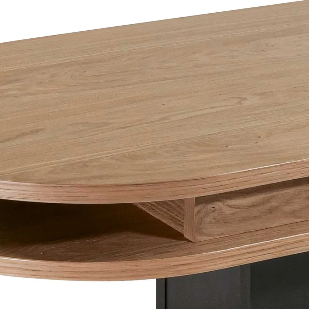 Wohnen Ovaler Couchtisch höhenverstellbar - Padmas