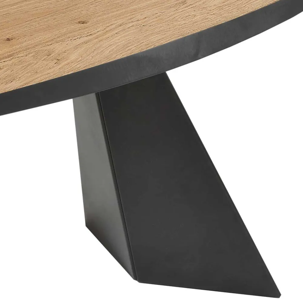 Wohnen Ovaler Designtisch mit Schweizer Kante - Sinvoje