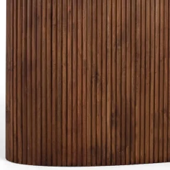 Wohnen Ovaler Esstisch auf Sockelgestell - Ise