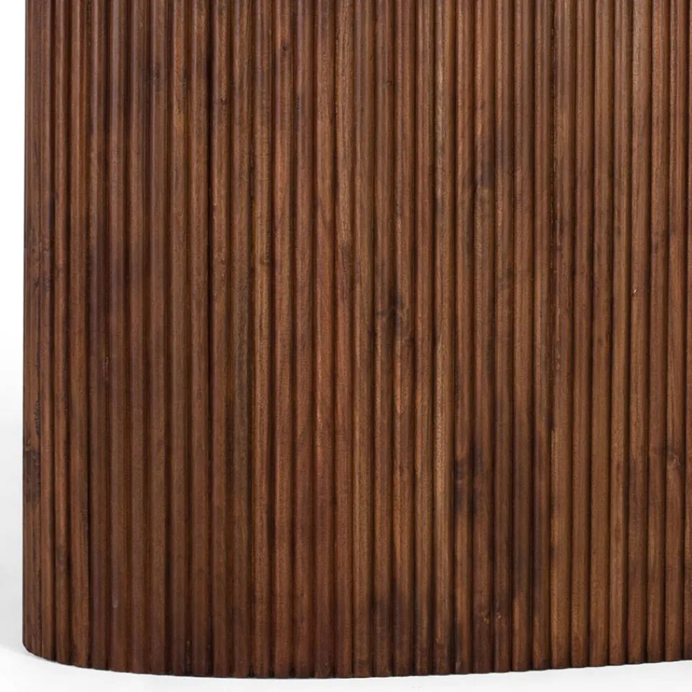 Wohnen Ovaler Esstisch auf Sockelgestell - Ise