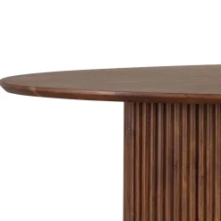 Wohnen Ovaler Esstisch auf Sockelgestell - Ise