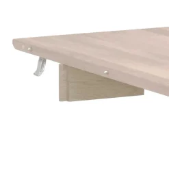 Wohnen Ovaler Esstisch Eiche White Wash & 4 Stühle Pessoa mit Webstoff Grau (fünfteilig)