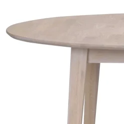 Wohnen Ovaler Esstisch Eiche White Wash & 4 Stühle Pessoa mit Webstoff Grau (fünfteilig)