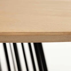 Wohnen Skandinavische Möbel*Ovaler Esstisch mit Eisen Drahtgestell - Rubins