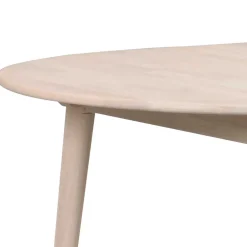 Wohnen Ovaler Esstisch verlängerbar im Skandi Design - Fleppos