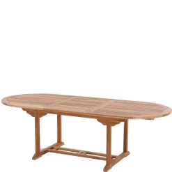 Wohnen Ovaler Gartentisch verlängerbar - Klahuma I